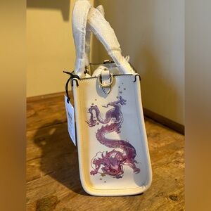 NEW WITH TAGS Coach New Year Dempsey Tote 22 With Dragon